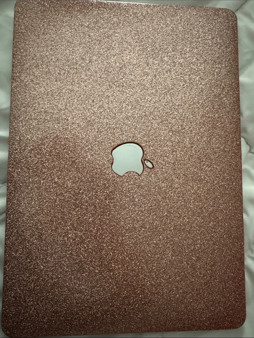 Apple Laptop in Glittery Rose Metallic